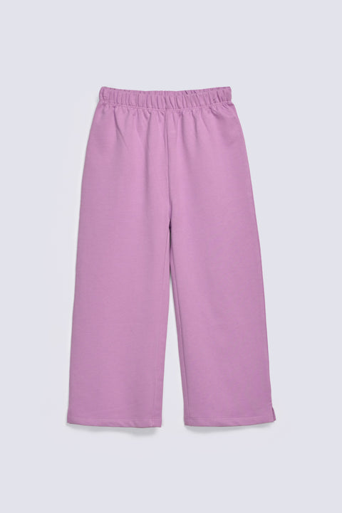 GIRLS LOOSE FIT TROUSER WITH SIDE SLIT