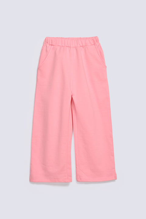 GIRLS LOOSE TROUSER WITH SIDE SLIT DETAIL