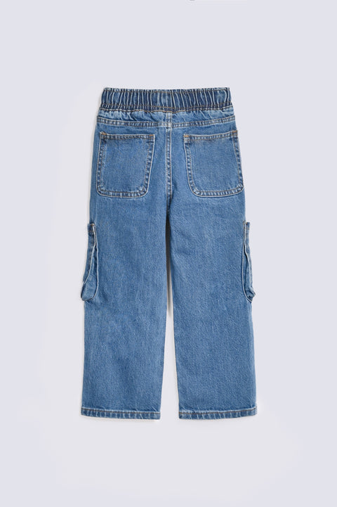 BOYS CARGO LOOSE DENIM