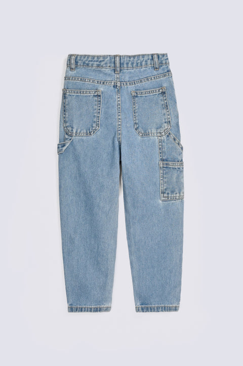 BOYS LOOSE FIT POCKET DETAIL DENIM