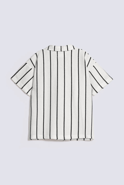 BOYS RESORT COLLAR TEXTURED POLO