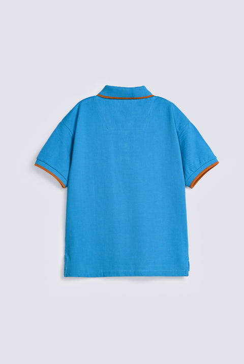BOYS CONTRAST TIPPING POLO
