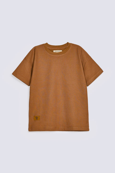 BOYS DROP SHOULDER TEXTURED TEE
