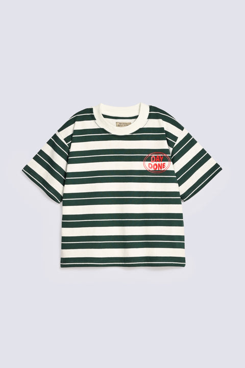 BOYS STRIPED BOXY FIT TEE