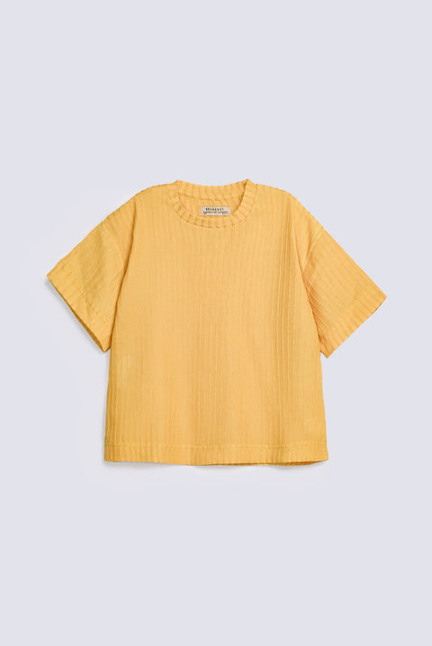 GIRLS BOXY SPECIAL KNIT T SHIRT