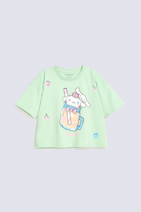GIRLS CINNAMOROLL PRINTED T-SHIRT