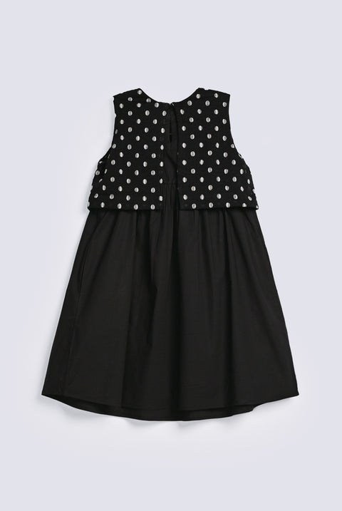 GIRLS DOUBLE LAYERED DRESS