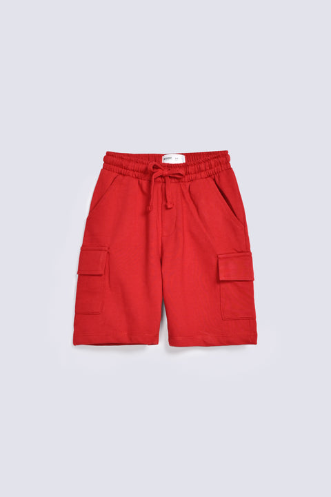 BOYS CARGO KNIT SHORTS