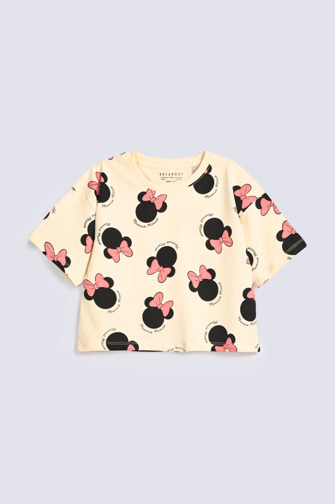 GIRLS MINNIE PRINTED T-SHIRT