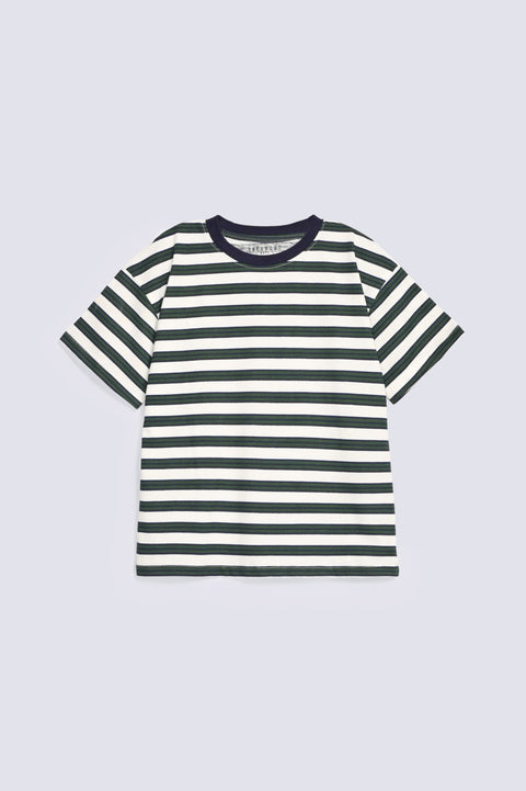 BOYS DROP SHOULDER STRIPED TEE