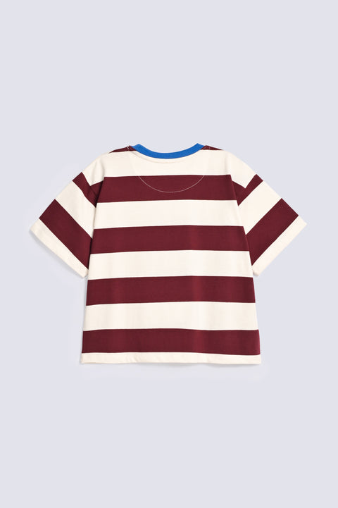 BOYS BOXY FIT STRIPED TEE