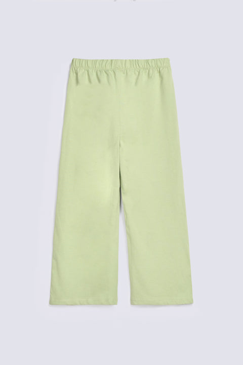 GIRLS LOOSE TROUSER WITH LACE DETAIL