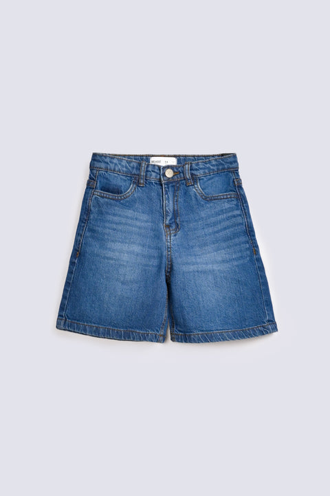 BOYS PRINTED DENIM SHORTS