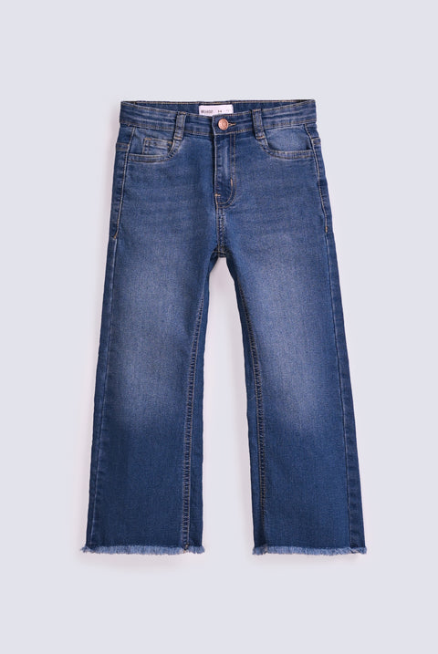 GIRLS FLARED DENIM