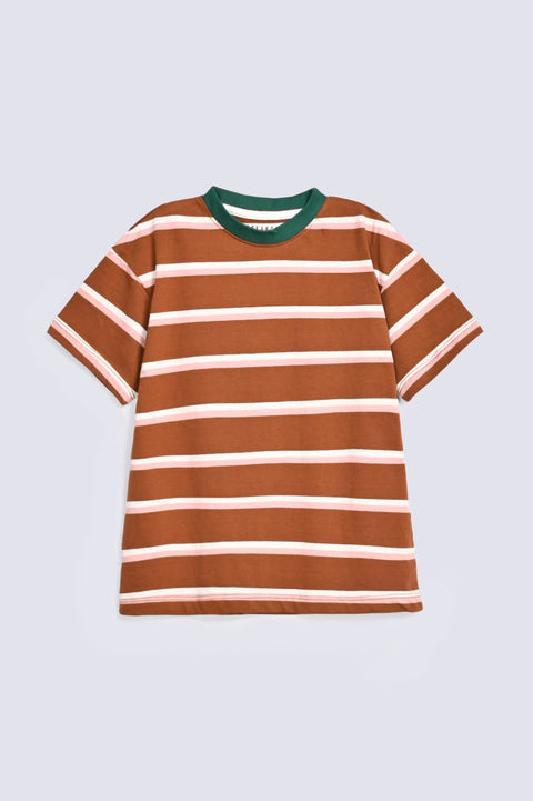 BOYS DROP SHOULDER STRIPED TEE