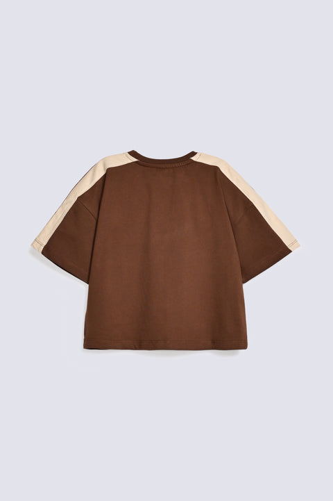 GIRLS BOXY FIT SPORTY T-SHIRT