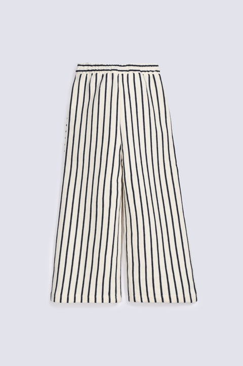 GIRLS SPECIAL KNIT STRIPED TROUSER