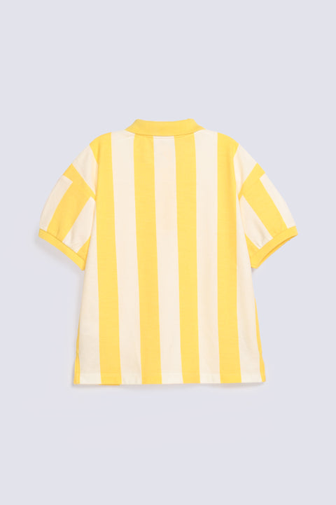 BOYS SPECIAL KNIT STRIPED POLO
