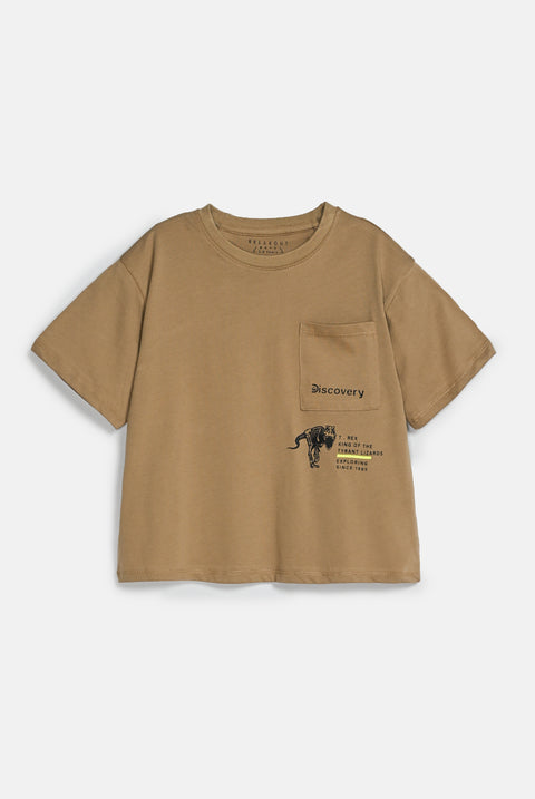 BOYS DINOSAUR PRINT TEE