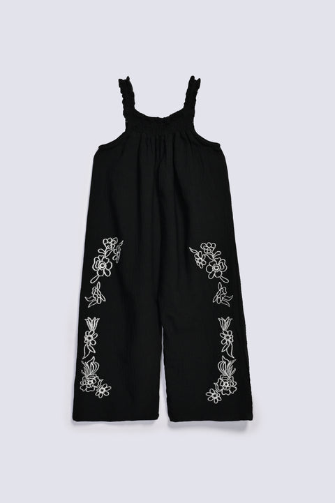 GIRLS EMBROIDERED JUMPSUIT