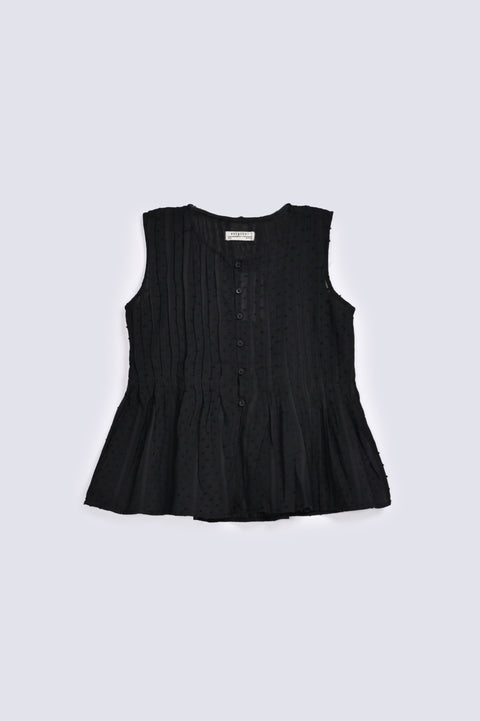 GIRLS PLEATED TOP