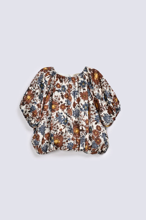 GIRLS PRINTED BUBBLE TOP