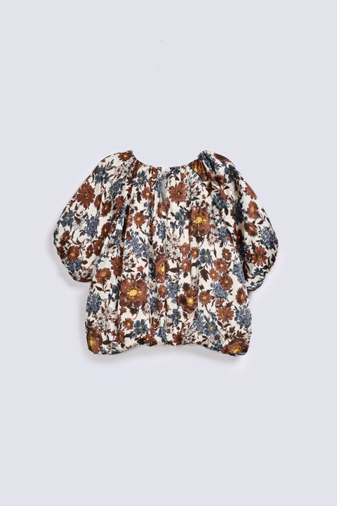 GIRLS PRINTED BUBBLE TOP