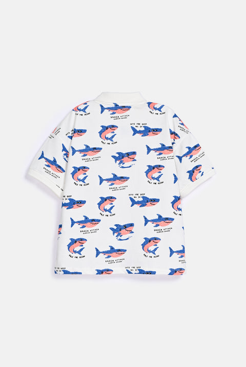 BOYS PRINTED POLO