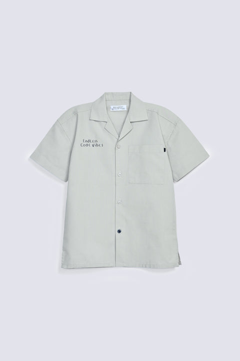 BOYS POCKET DETAIL SHIRT