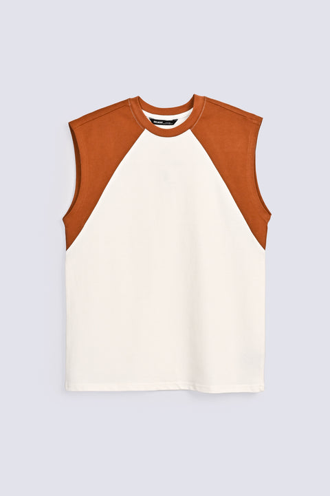 SLEEVELESS RAGLAN TEE
