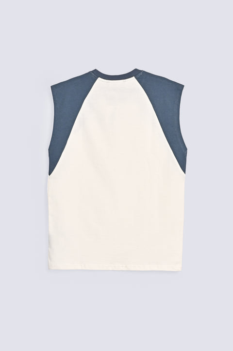 SLEEVELESS RAGLAN TEE