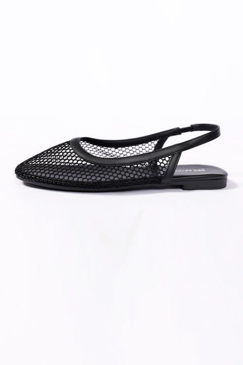 MESH SLINGBACK PUMPS