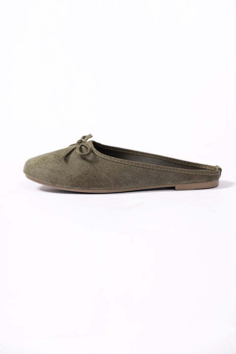 SUEDE MULES