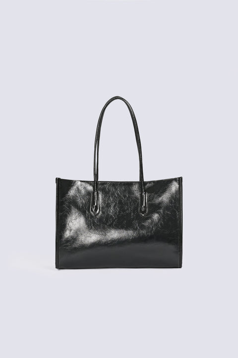 PATENT TOTE BAG