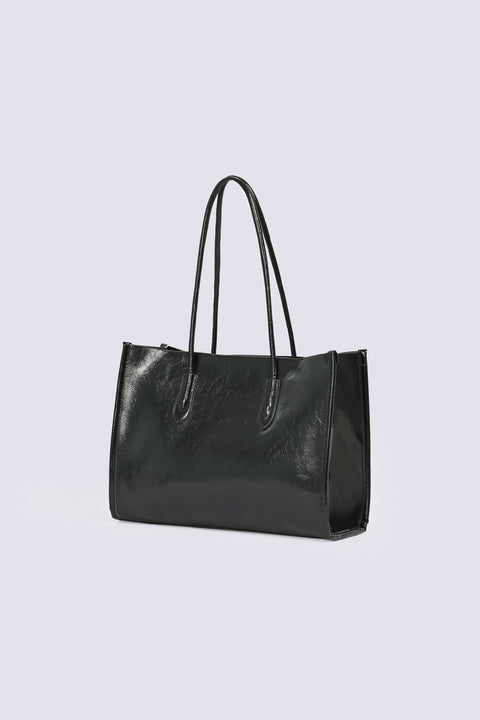 PATENT TOTE BAG