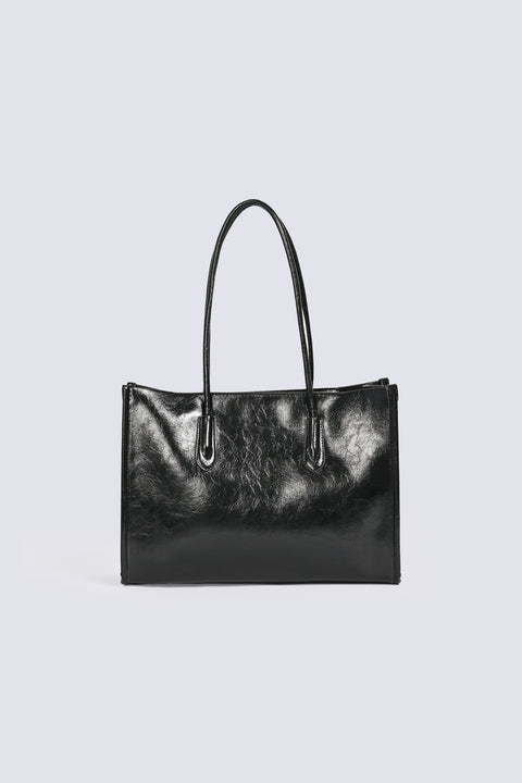PATENT TOTE BAG