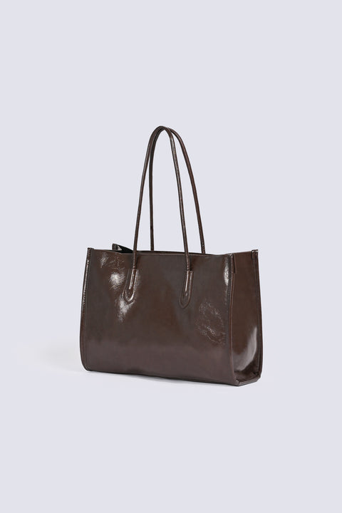 PATENT TOTE BAG
