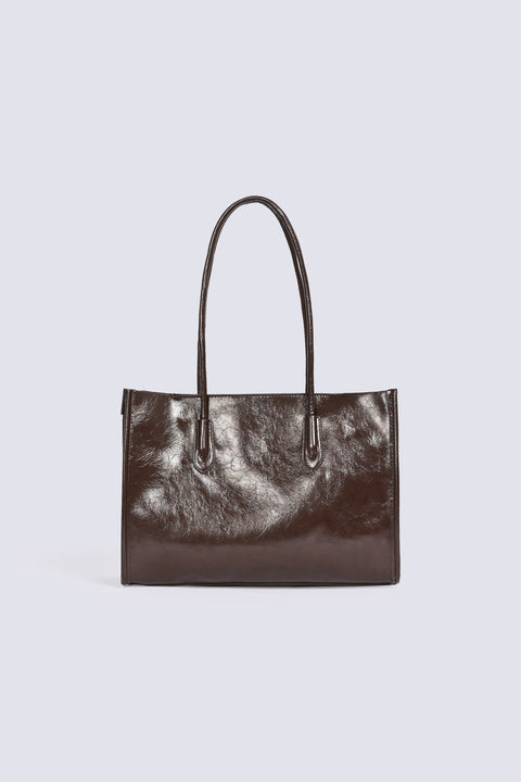 PATENT TOTE BAG