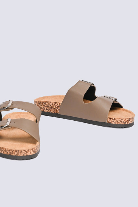 CORK SOLE SLIDES