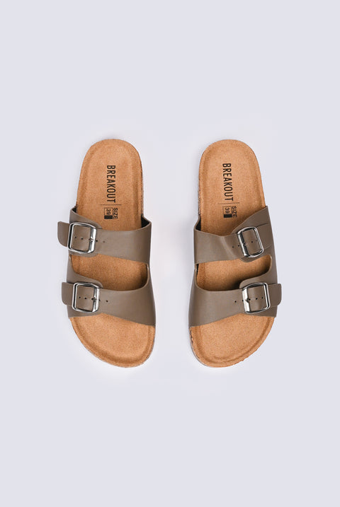 CORK SOLE SLIDES
