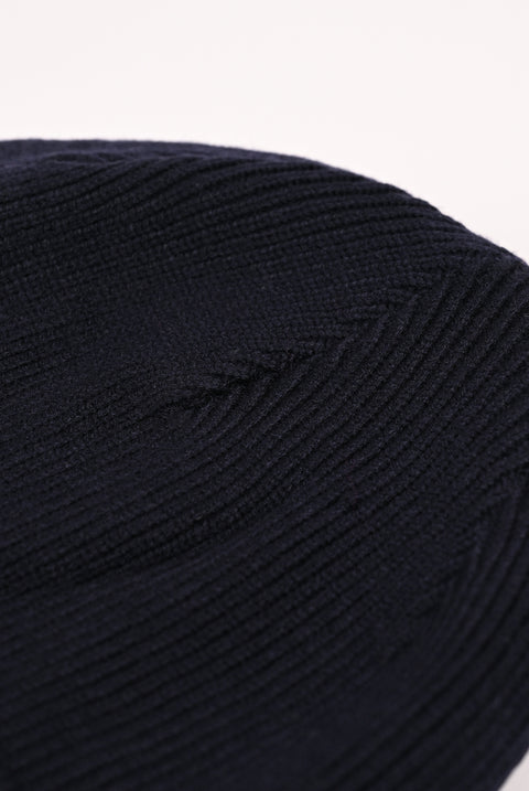 WOOL BEANIE WITH INSIDE FUR