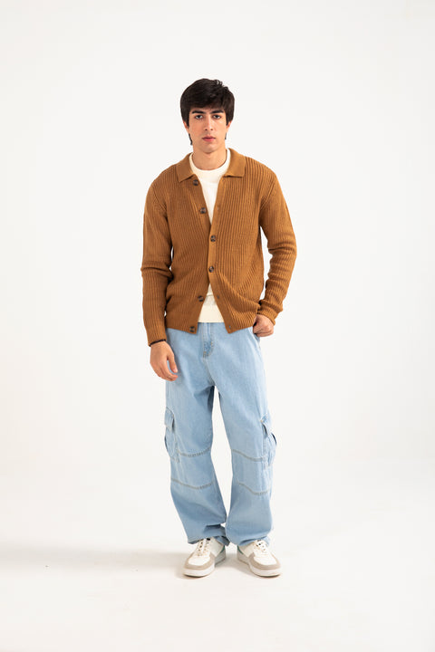 SWEATER POLO CARDIGAN