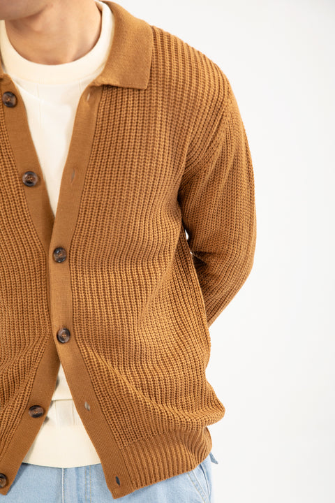 SWEATER POLO CARDIGAN