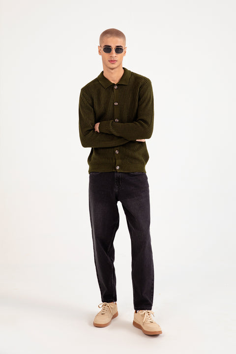 SWEATER POLO CARDIGAN