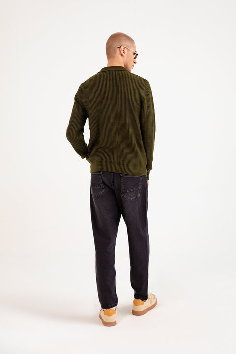SWEATER POLO CARDIGAN