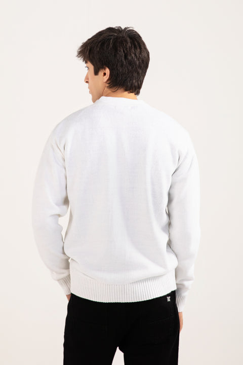 RELAXED FIT CARDIGAN SWEATER