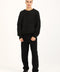 BOXY FIT HALF CARDIGAN KNIT SWEATER