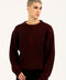BOXY FIT HALF CARDIGAN KNIT SWEATER