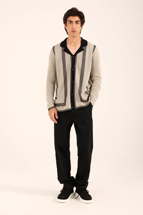 RESORT COLLAR BUTTON DOWN SWEATER
