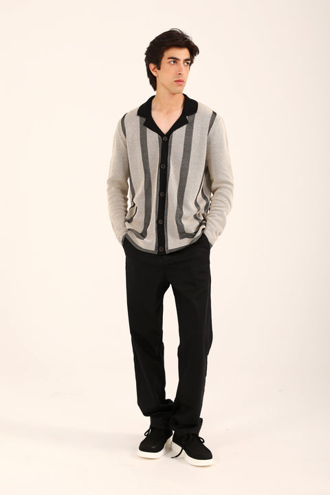 RESORT COLLAR BUTTON DOWN SWEATER